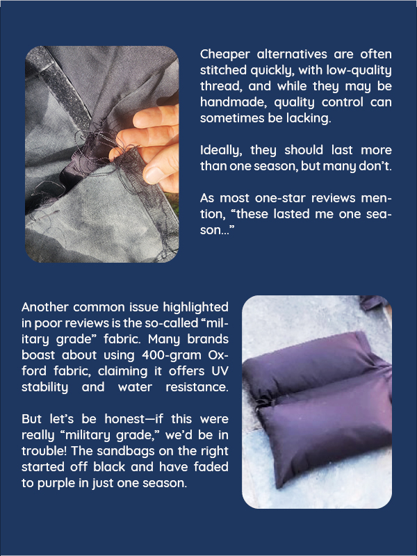 Cheap Weight Bags for Cantilever Alternatives to Baser Weight Bags
