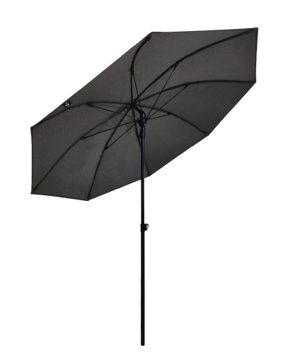 Baser Original Balcony Patio Umbrella providing shade on a compact balcony space