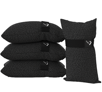 Baser mini weight bags used to secure outdoor covers and garden furniture