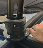 Step 5: Assembly Baser Supreme Cantilever umbrella