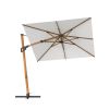 Baser Supreme Cantilever White Wood Look 250x250 cm