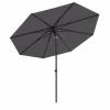 Baser Original Push Umbrella Anthracite, 3 m