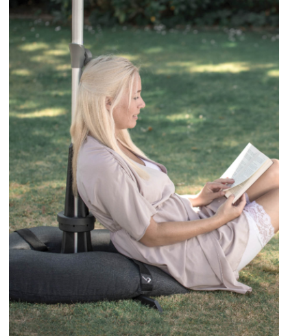 Baser Heavy Duty Patio Umbrella Base with Fillable Sandbags