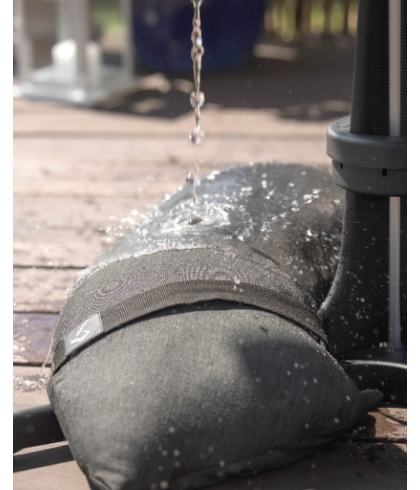 Baser Heavy Duty Patio Umbrella Base with Fillable Sandbags
