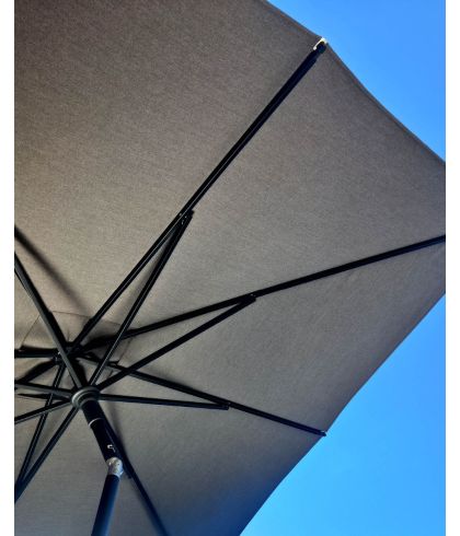 Baser Supreme Push Outdoor Umbrella Anthracite 3 m