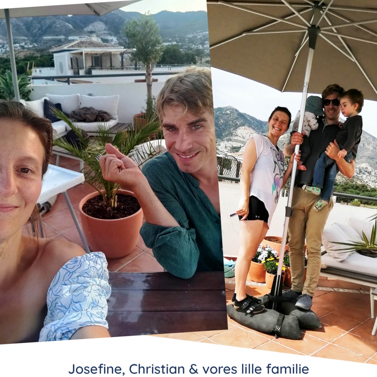 Christian Jakobsen and his family.